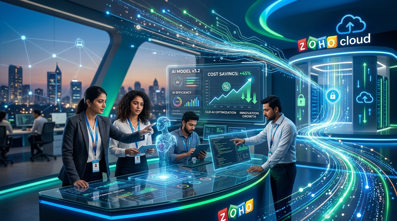 Zoho Cloud Computing empowering Indian AI industry with data, cost savings, and talent development